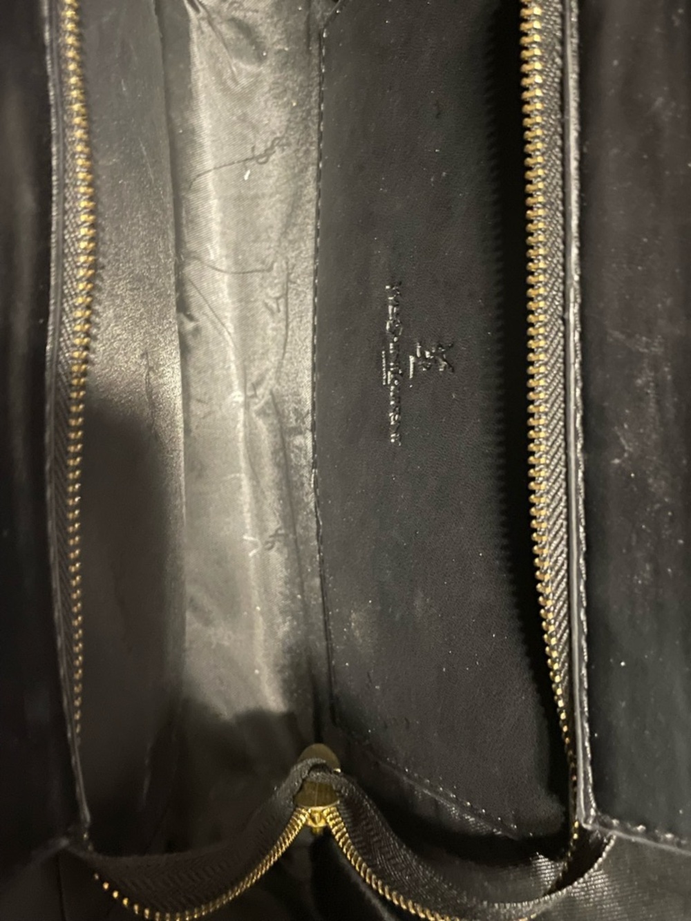 Authentic YSL Large Quilted Leather Envelope Chevron Chain Shoulder Bag 💎 - Picture 3 of 16